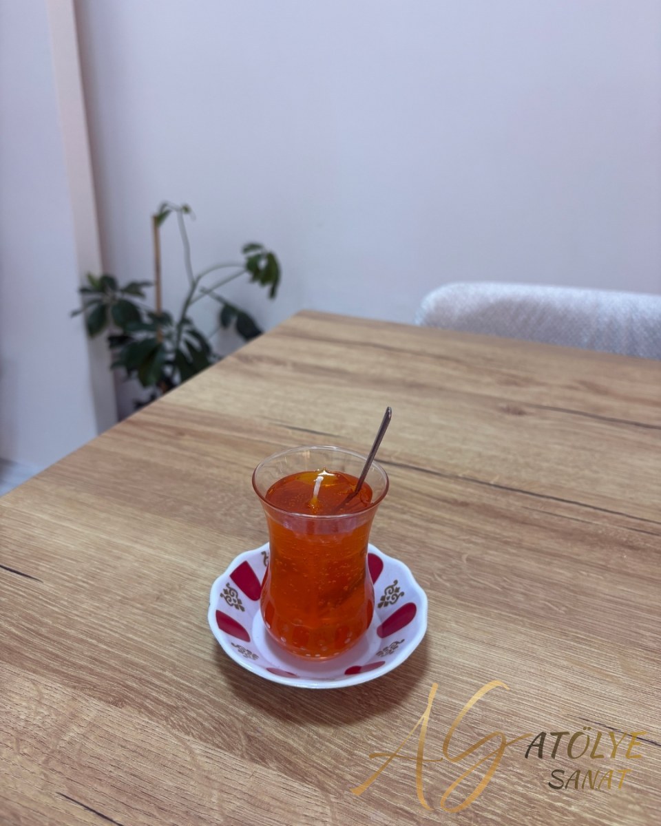 Oralet Çayı Dekoratif Mum Seti