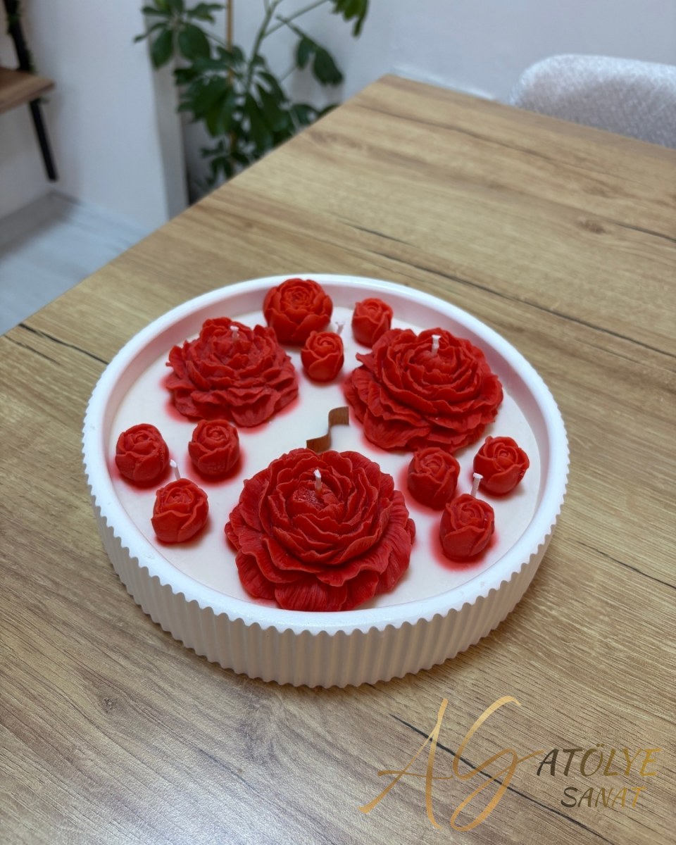 Blooming Rose Mum Tepsisi